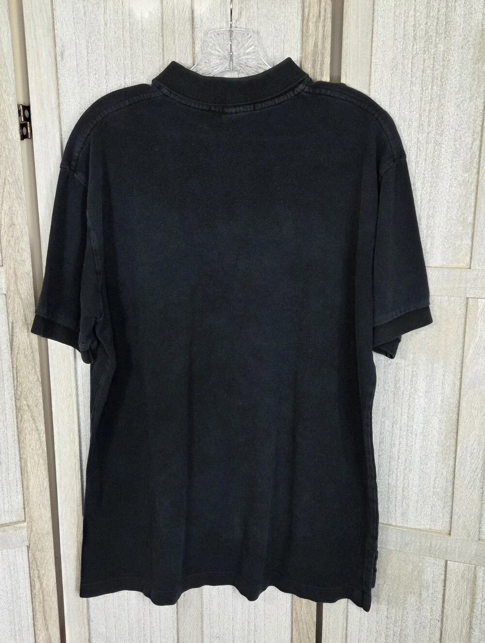 Polo Ralph Lauren Vintage Polo Shirt Mens Size L Black Purple Pony Old Money
